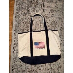 Vintage Old Navy America 4th of July Canvas Bag